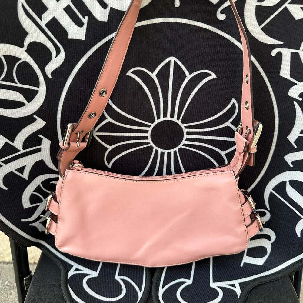 Nine West Y2K Pink Faux Leather Shoulder Bag